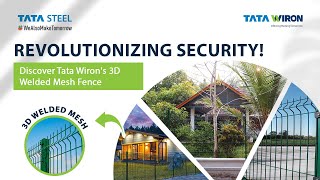 Revolutionizing Security |  Features and Benefits of Tata Wiron's 3D Welded Mesh Fence | Tata Wiron