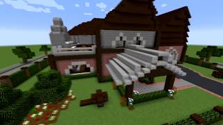 Minecraft - Redstone Brick Mansion