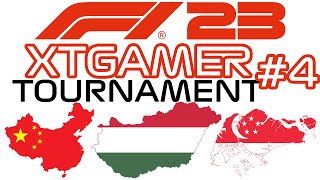 F1 23 | XTgamer Tournament #4 | China, Hungary, Singapore | XT Gameplay