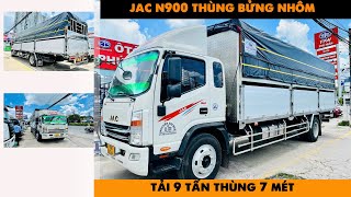 Jac N800 Đóng Thùng Mũi Bạt Bửng Nhôm Tải 8 Tấn Thùng 7,6 Mét | Nguyên 0333 198 575