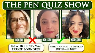 The Pen Quiz Show - #19 - Who Knows Their Pens Best?  | Janine Scribbles, Ana Csiky or Katy?