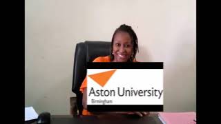 My reasons for choosing Aston University for my study.