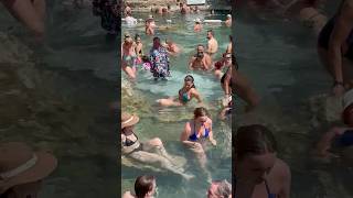 🌞Pamukkalae Cleopatra Pool Summer Holiday -Pamukkale Türkye Hot Day⛱️ #pamukkale