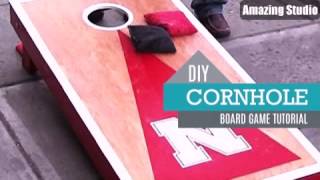 DIY Cornhole Board Game