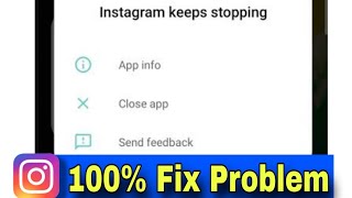 How To FIX Instagram Keeps Stopping Problem in Hindi || How To Fix Keeps stopping Today Bug