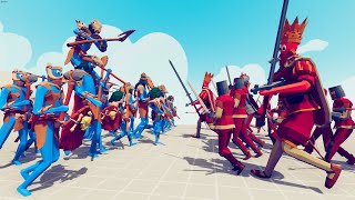 MEDIVAL TEAM vs NEANDERTHAL TEAM | TABS Totally Accurate Battle Simulator