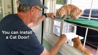 Cat Door Install DIY!