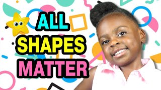 All shapes matter | DIVERSITY BOOKS |2D SHAPES |4-YEAR OLD READING FLUENTLY