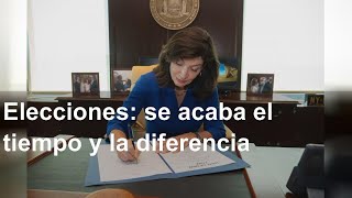 Elecciones: se acaba el tiempo y la diferencia