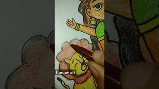 ||MAA🙏 KATYAYANI😍 DRAWING ||UNIQUE ART|| DAY -6 #shorts #viral #subscribe #like #cute #share #art