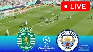 Sporting vs Manchester City LIVE 🔴 UEFA Champions League 2024/25 ⚽ LIVE Match Now