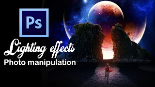 Awesome Lighting effects Photo Manipulation !! Photoshop Tutorial