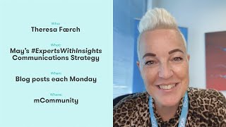 May's #ExpertsWithInsights: Theresa Færch