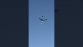 Emirates Airbus A380-842 [A6-EVK] flyover [EK3] #shorts #emirates