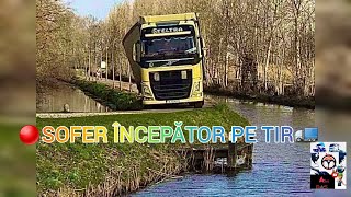 🔴SOFER ÎNCEPĂTOR PE TIR🚛