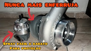 PINTURA DE GALVANIZAÇÃO PARA TURBINA E ESCAPAMENTOS - NÃO ENFERRUJA MAIS E NÃO SOLTA