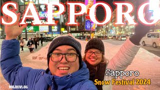 WHY You SHOULD GO to SAPPORO! Sapporo Snow Festival Trip - Japan Travel Guide 2024 | MOJHI VLOG