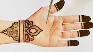 New Stylish front hand Mehndi design- Simple Mehndi-mehandi ka design-Beautiful Mehndi design-Mehndi