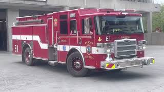 Bangor Maine Fire Department Engine 1 & Rescue 1 Code 3 Response