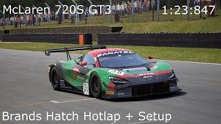 Brands Hatch Hotlap + Setup - McLaren 720S GT3 ACC