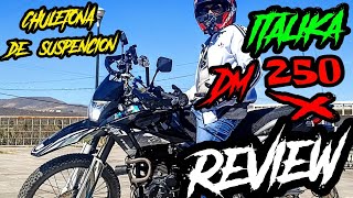 DM250X DE ITALIKA "" REVIEW Y EXPERIENCIA DE MANEJO.🏍️🛵🤙🔥🌡️🫠😉😎😜