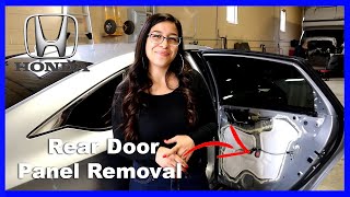 2019 Honda Accord Rear Door Panel Removal Tutorial