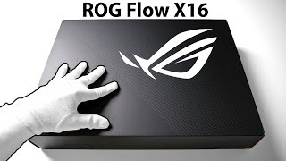 The Future of Gaming Laptops? ROG Flow X16 Unboxing + Gameplay