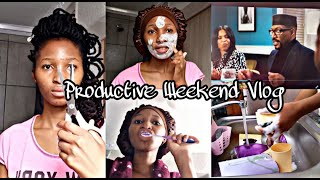 PRODUCTIVE WEEKEND VLOG | Skin Care, Cleaning, Journaling & More | South African Youtuber