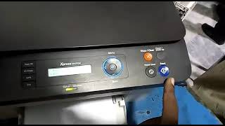 How to open Network key #Samsung #Xpress #SL-M2070W Laser #Multifunction Printer