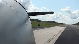 WAR Corsair in cockpit view taxi test