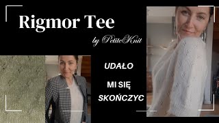 #53 Rigmor Tee od PetiteKnit. Z błędami ale co tam😍.