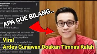 Viral Presenter TV Ardes Gunawan yang Doakan Timnas Kalah Di Final Piala AFF