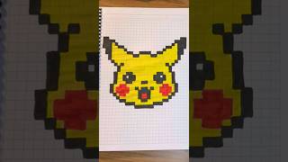 Pixel art idea ☺️pixel art Drawing pikachu #pikachu #pikachu #pixelart #pixelartideas #drawing #diy