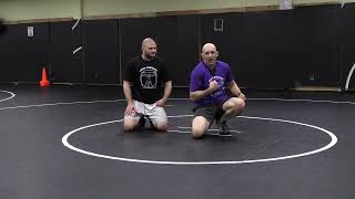 Beginner wrestling moves for BOTTOM - How to "WING DOWN" against a Half Nelson