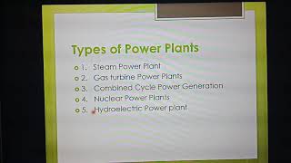 Introduction to power plant