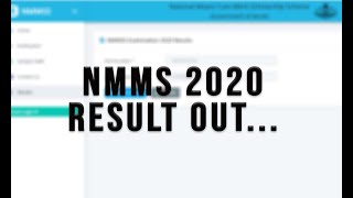 2020 NMMS REsult out | How to check NMMS result 2020 | Village cart |