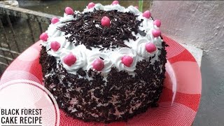 BLACK FOREST CAKE RECIPE 😋NO OVEN /EASY TO MAKE