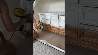 Fake Wood Dresser Flip #furnituremakeover