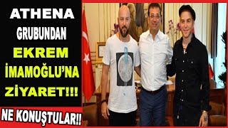 Athena Grubu Ekrem İmamoğlu İle Makamında Görüştü!! Bol Bol İstanbul Lehine Konuştuk Dedi!!!