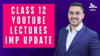 12th Maharashtra Board | Youtube Lectures Imp Update | Board Exam 2025 | Live Lectures @ 9.30 Pm