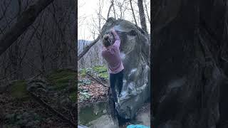 Chocolate Horse 7A, Brione Bouldering