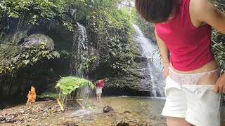 "A Day Following a Young Woman Exploring Wild Forest Greens"