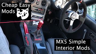 Cheap Easy Mods:  Interior Freshen Up