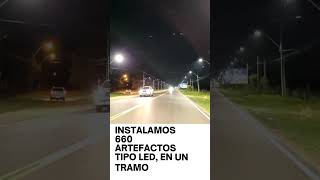 Refuerzo del sistema de iluminación pública en San Bernardino.