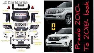 Land Cruiser Prado 2010 to 2023 Look Conversion Body Kit