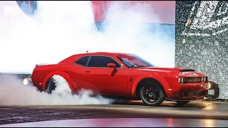 Doge Challenger Burnout | Super Car Hellcat Challenger Burnout