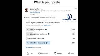Poll | What is your preferred work environment?