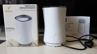 Tchibo Electric Milk Frother - Unboxing, Test & Cleaning