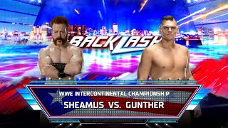 WWE 2K24 Universe Mode | Sheamus Vs Gunther | BACKLASH