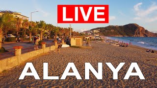 Alanya Live camera. KLEOPATRA BEACH. Alanya Turkey 22.01.2024 #alanya #turkey #beach  #livestream